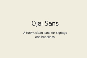 Ojai Sans