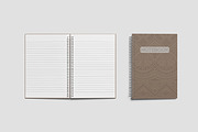 A5 Spiral Notebook Mockup, a Print Template by rahmatmoscae (Thumbnail 1 of 8)
