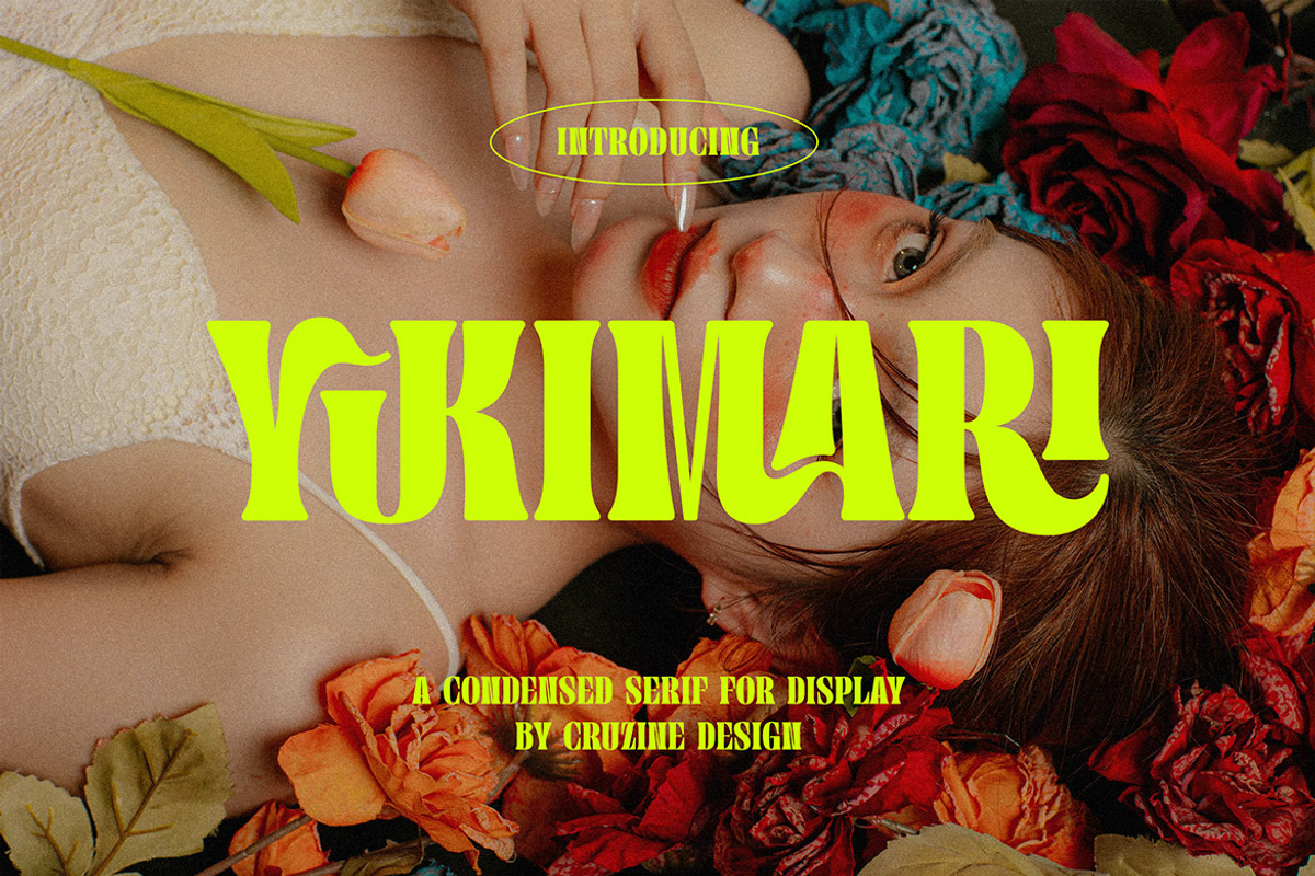 Yukimari, a Serif Font by Cruzine (Photo 1 of 10)