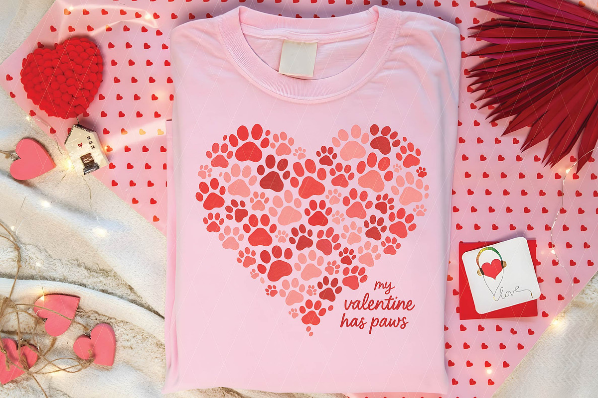 Valentine Paws PNG, an Illustration by DreamPrint404 (Photo 5 of 8)