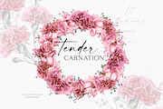 Red Carnation, an Illustration by Olga Koelsch (Thumbnail 5 of 8)