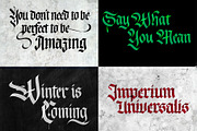 Calligraphy Procreate Brushes, a Brush Add-On by ZenLettering (Thumbnail 14 of 16)