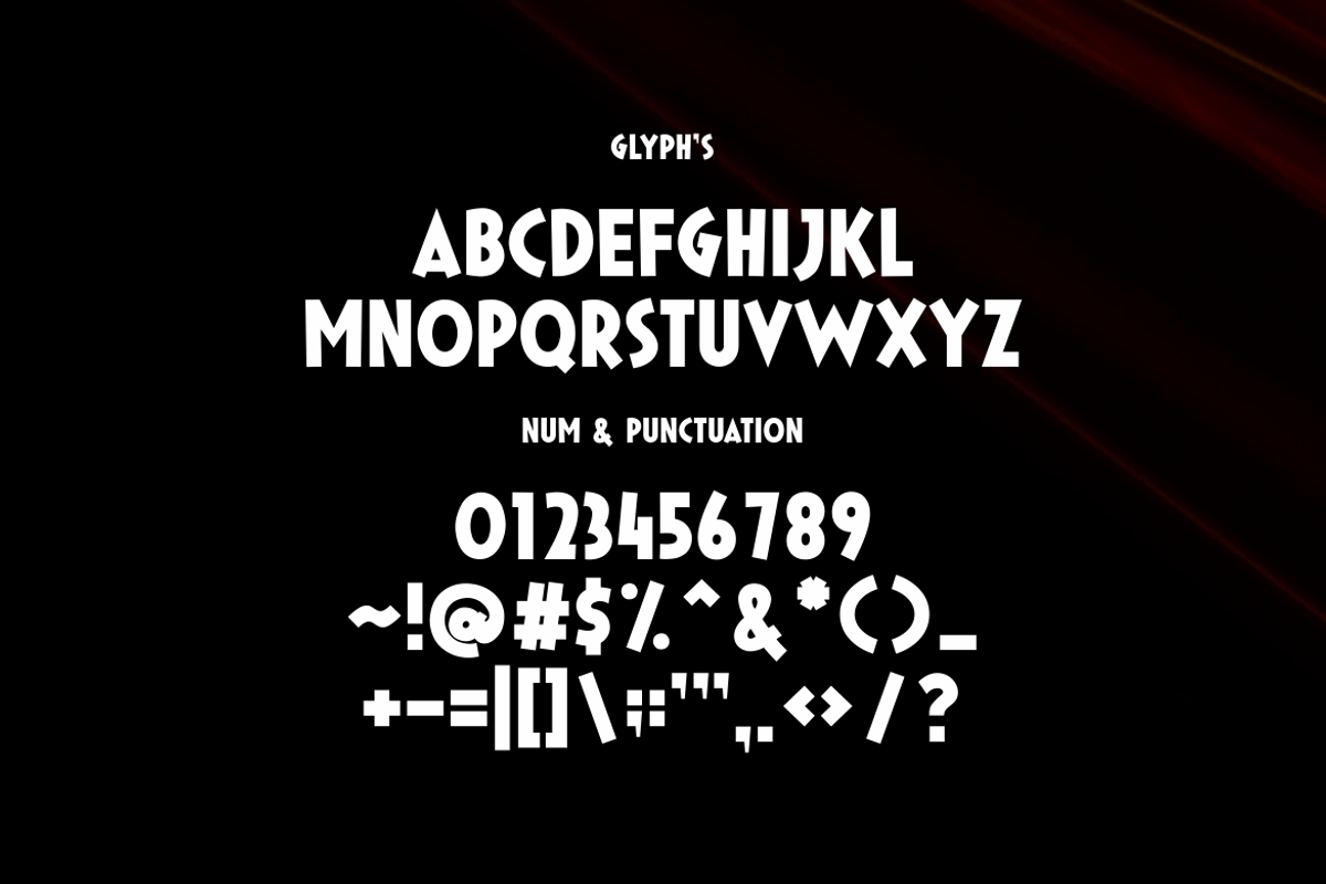 Janegesi - Abstract / Japan Style, a Sans Serif Font by Monoletter Studio (Photo 3 of 3)