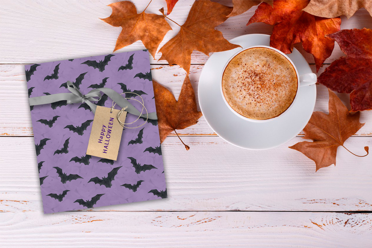 Watercolor Halloween Patterns, a Pattern Graphic by SvetaArtStore (Photo 4 of 6)