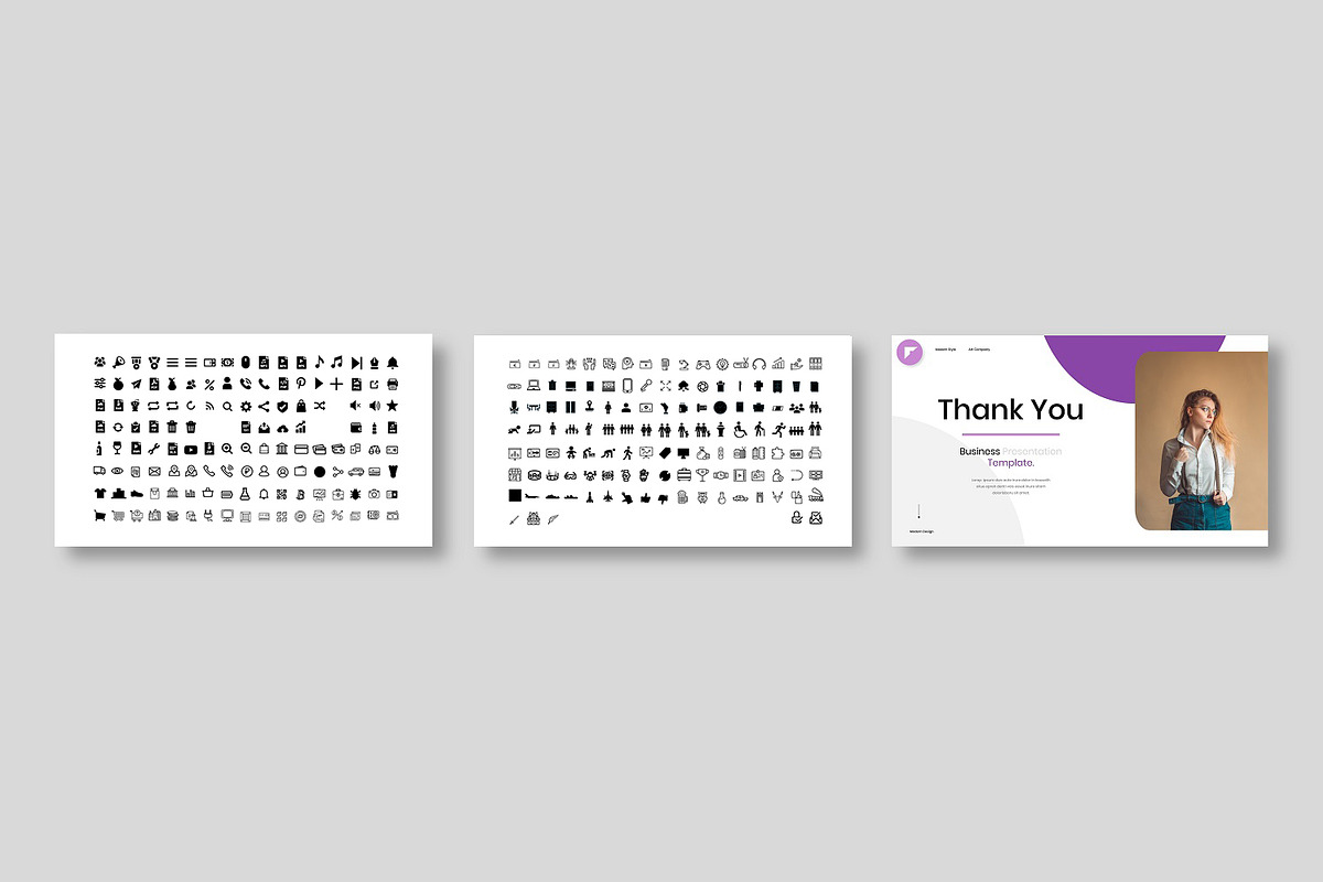 Business PowerPoint Template, a Presentation Template by Dens Creative Studio (Photo 6 of 6)