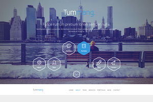 Tummang - Multi Purpose One Page Psd