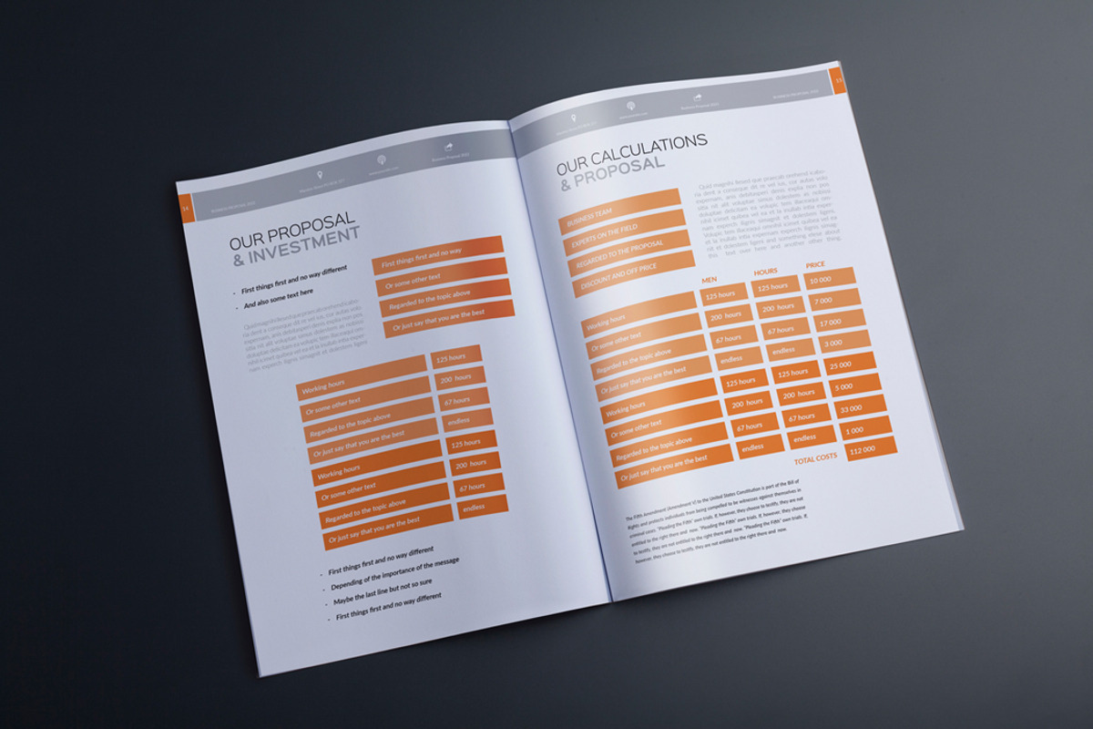 Rudanstudio Proposal Template, a Brochure Template by RudanStudio (Photo 8 of 17)