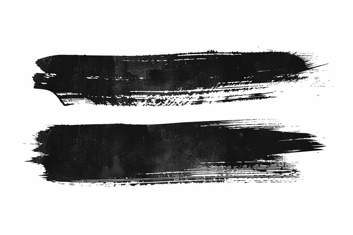 Grunge Paint Brush Stroke Pack, an Illustration by hafijul (Photo 3 of 9)