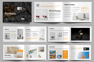 Minimal Portfolio Templates, a Brochure Template by MightyDesign
