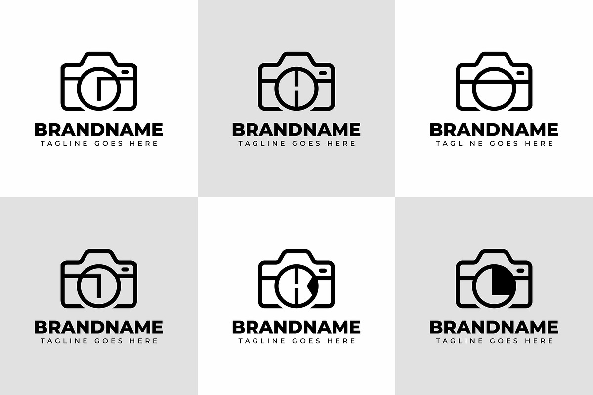 Letter G H I J K L Camera Logo, a Branding & Logo Template by Pray Art Design Studio (Photo 1 of 2)
