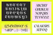 Bakszen Crown Blackletter Display, a Blackletter Font by timelesstype.co (Thumbnail 6 of 10)
