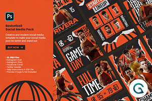 Basketball Social Media Pack