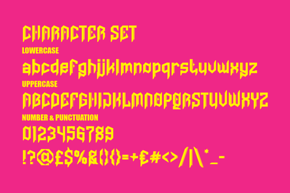 Hypergame Cyberpunk Gaming Font, a Font by PutraCetol Studio (Photo 5 of 5)