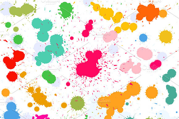 Watercolor Vector Pattern