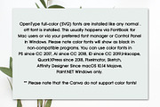 Fox Gail: 4 Color Font Style, a Symbol Font by Fox7 By Rattana (Thumbnail 11 of 11)