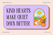 Retro Serif Font - Wondering Miracle, a Serif Font by Say Studio (Thumbnail 5 of 10)