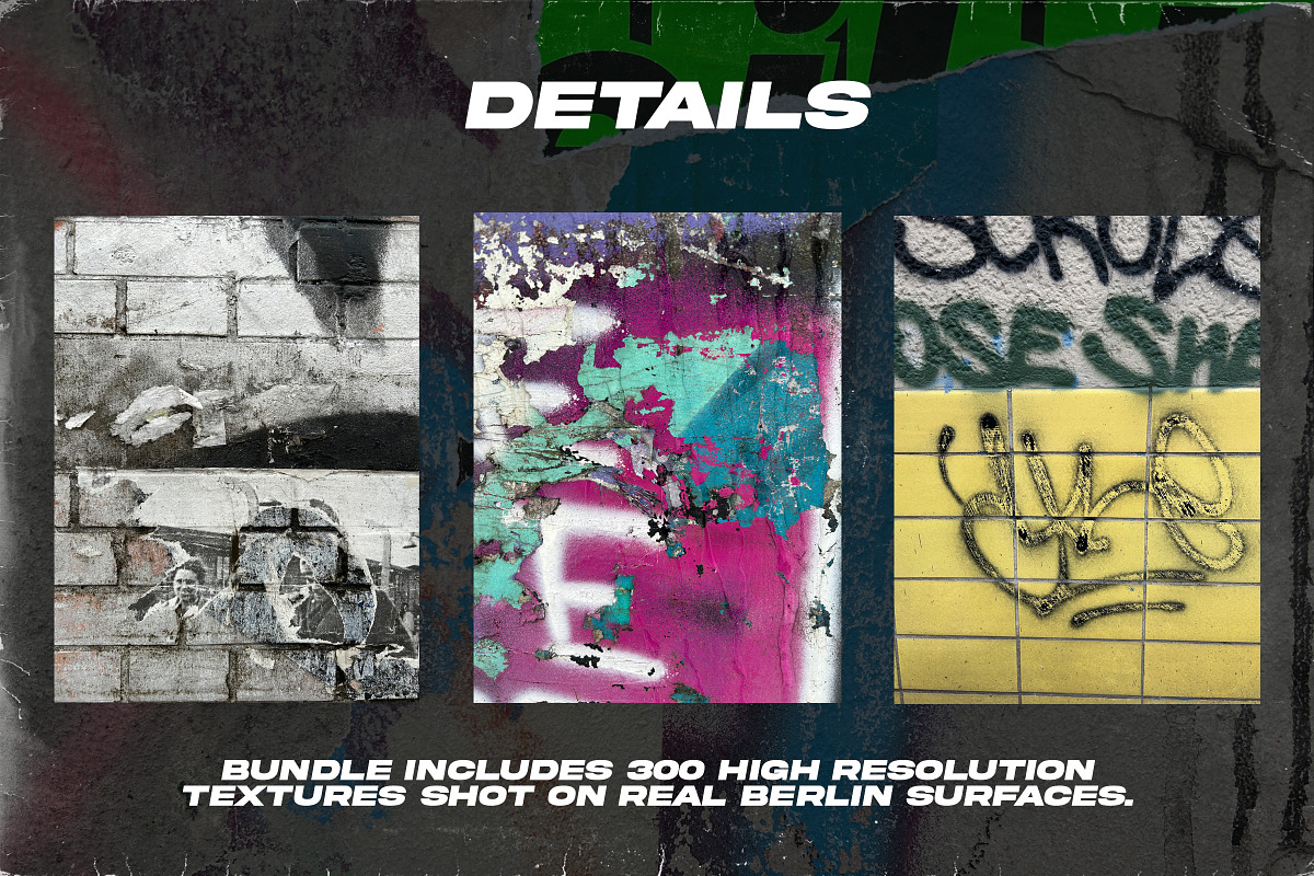 Urban Textures Bundle, a Texture Graphic by New Blood Studio - Berlin (Photo 3 of 11)