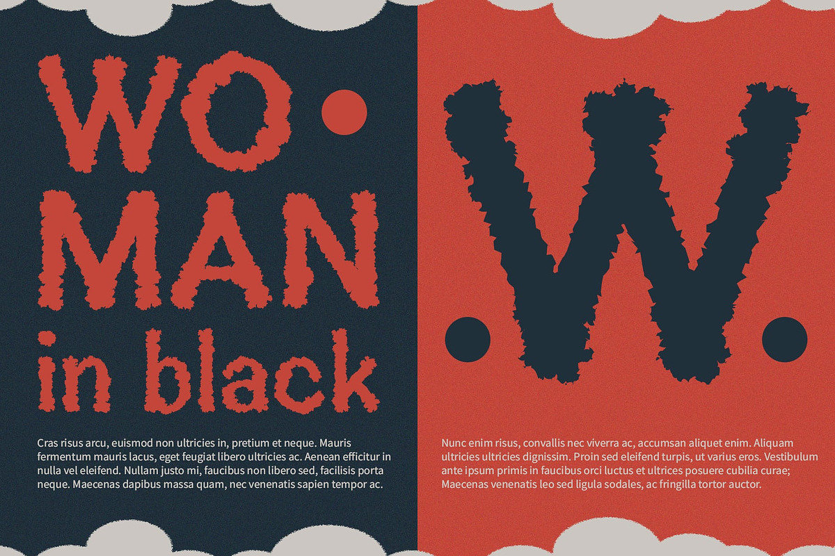 Cavella Rough, a Sans Serif Font by Craft Supply Co. (Photo 4 of 8)