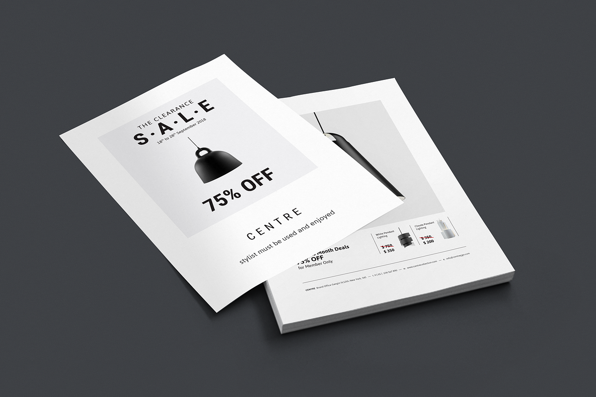 C E N T R E — Lighiting Flyer, a Flyer Template by BOXKAYU (Photo 6 of 7)
