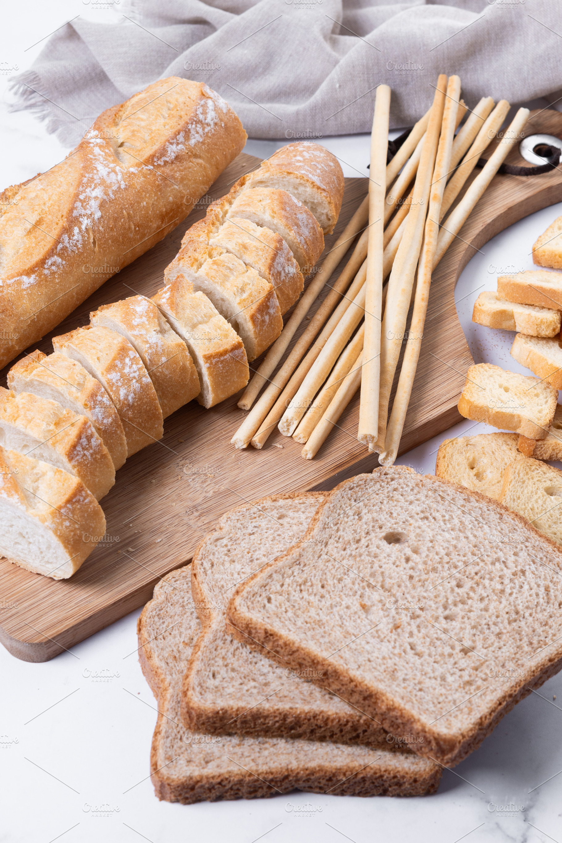 Assortment of Bread Products, a Food & Drink Photo by etorres69