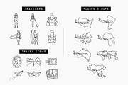 281 Travel Icons Set - Bundle, an Outline Icon by Hatch Design Workshop (Thumbnail 11 of 19)