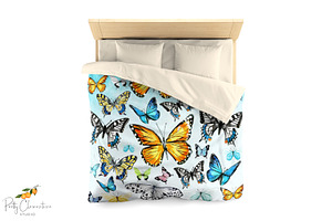 Watercolor Butterflies 24 Patterns