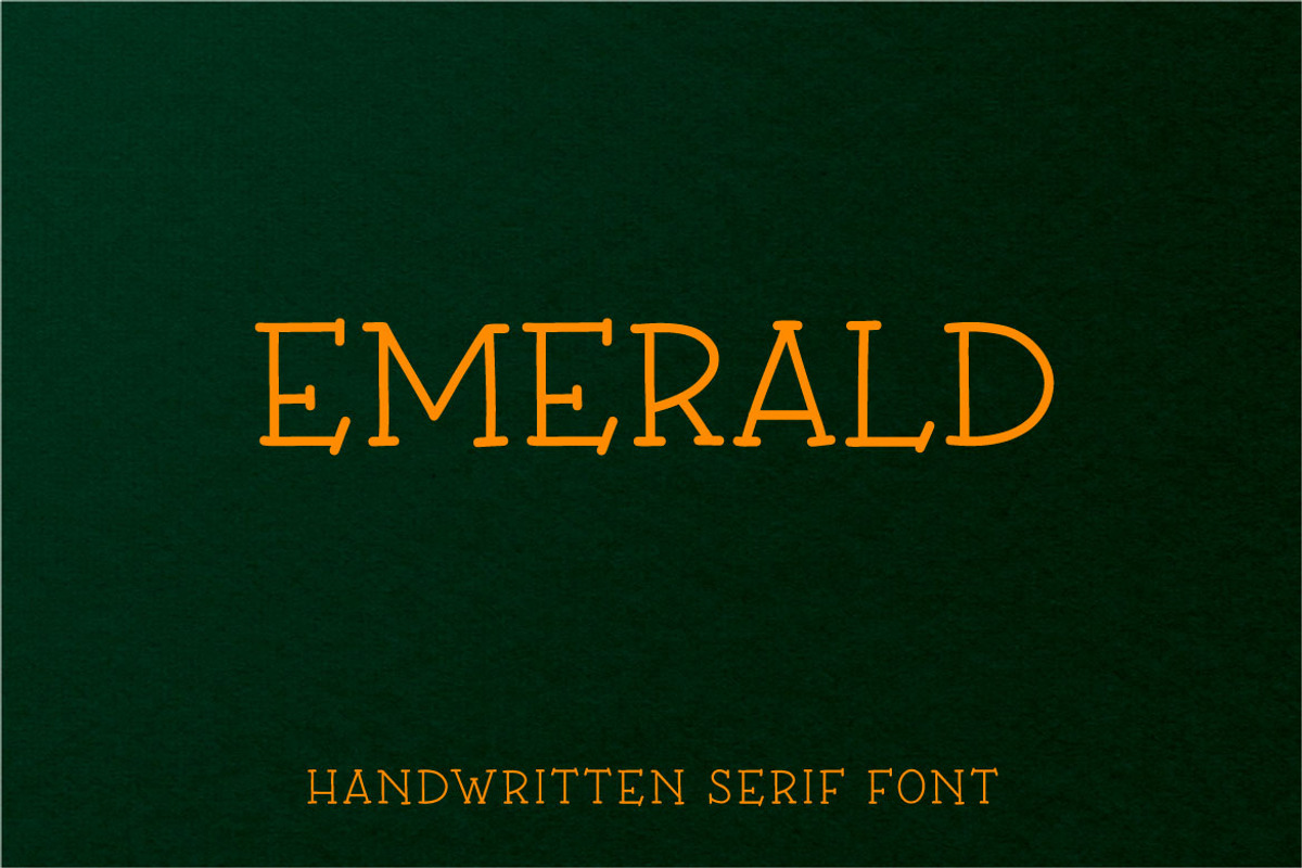 Emerald - Thin Serif Font, a Serif Font by Mightyfire (Photo 1 of 4)