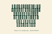 Plump Varsity Stacked, a Serif Font by Dm Studio (Thumbnail 8 of 9)