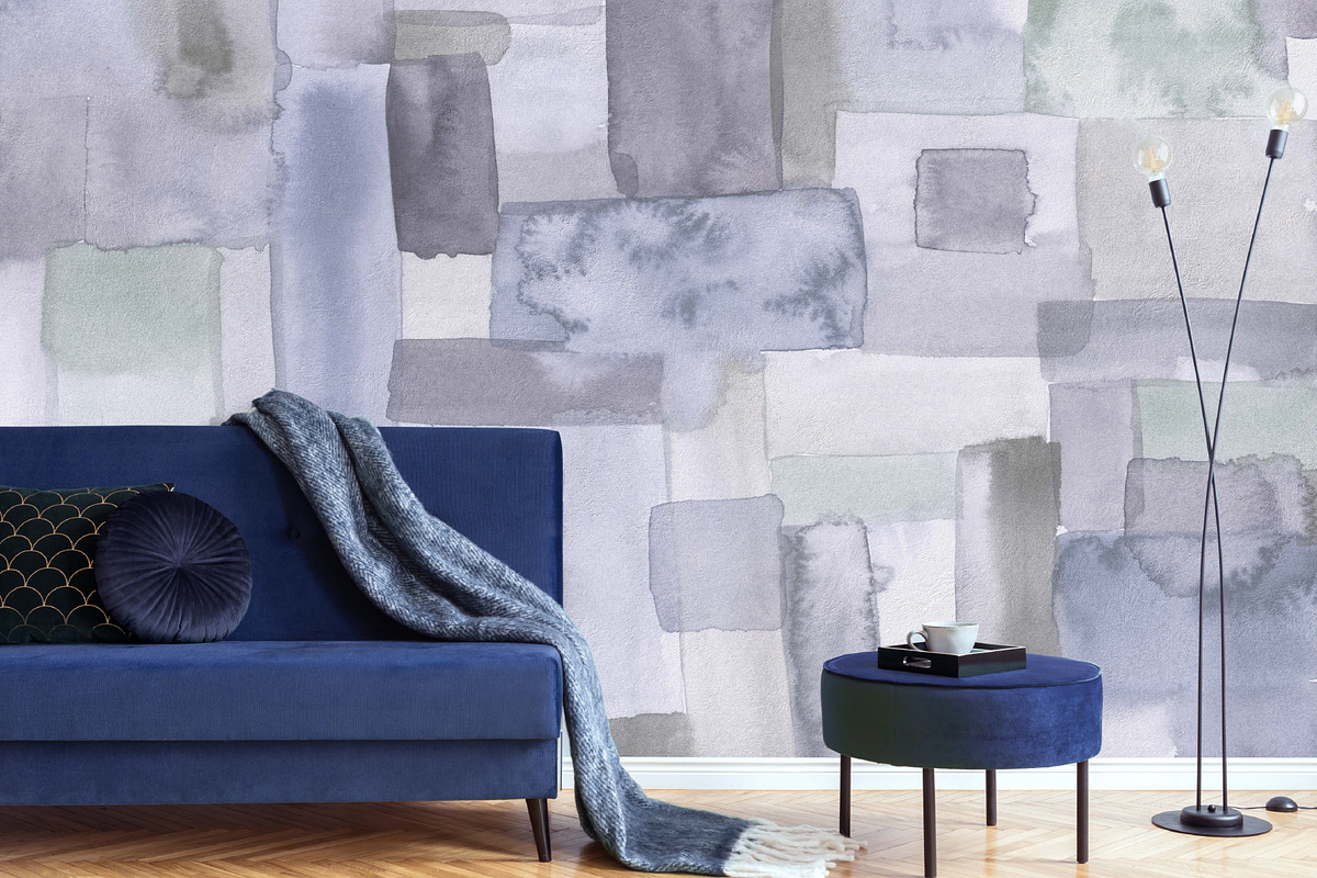Alura watercolor abstract wall mural, a Wallpaper Graphic by Timofi Art (Photo 16 of 20)