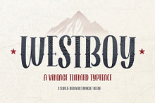 Westboy - Vintage Themed Font