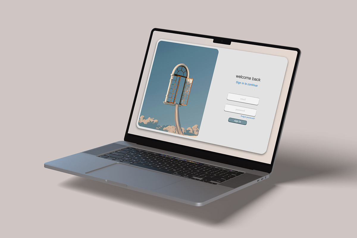 Macbook Mockup Set | 25 PSD files, a Mac Mockup by rahmatmoscae (Photo 14 of 26)