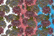 Chrysanthemum Maximalist Floral, a Pattern Graphic by NayaChu (Thumbnail 2 of 9)