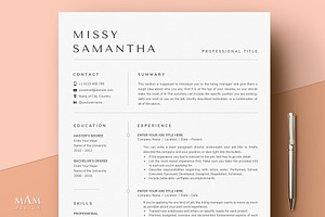 Minimalist Modern Resume Template