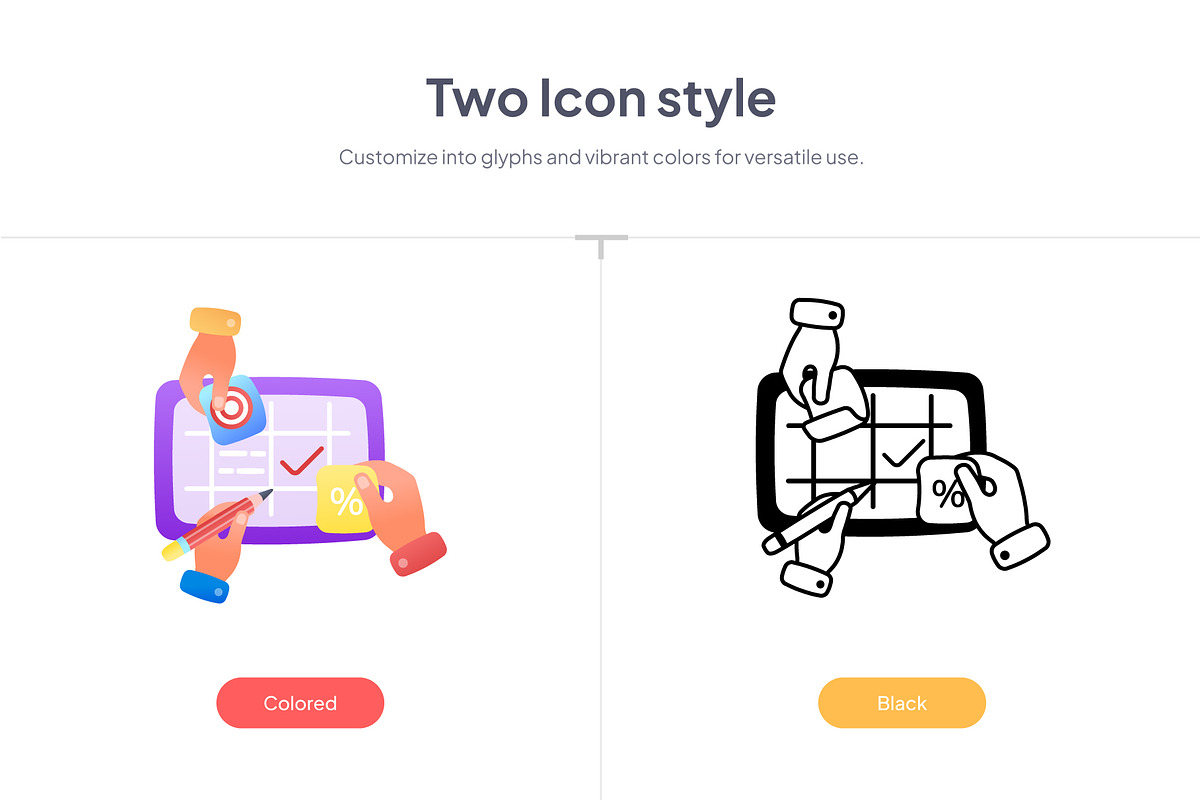 Marketing icons, a Duotone Icon by Prosymbols (Photo 3 of 10)
