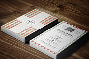 Retro/Vintage Style Business Card V2, a Business Card Template by PSD Storm (Thumbnail 1 of 3)