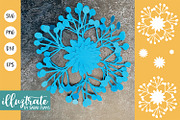 Paper Cutting Flowers SVG Bundle, an Illustration by illuztrate (Thumbnail 6 of 11)