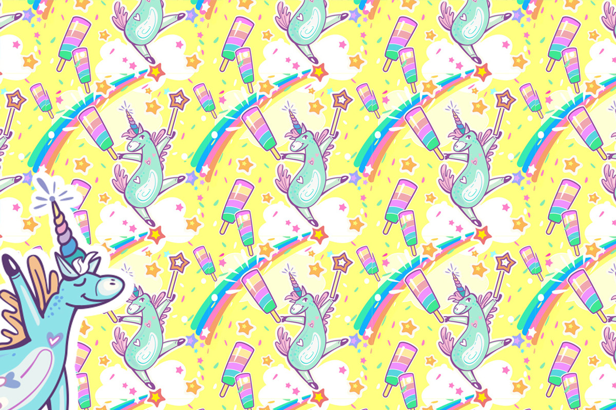 Cute Unicorns Clipart, a Pattern Graphic by ViktoriaARTprint (Photo 10 of 13)