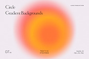 Circle Grainy Gradient Backgrounds, an Object Graphic by Love Radiation Studio (Thumbnail 6 of 18)