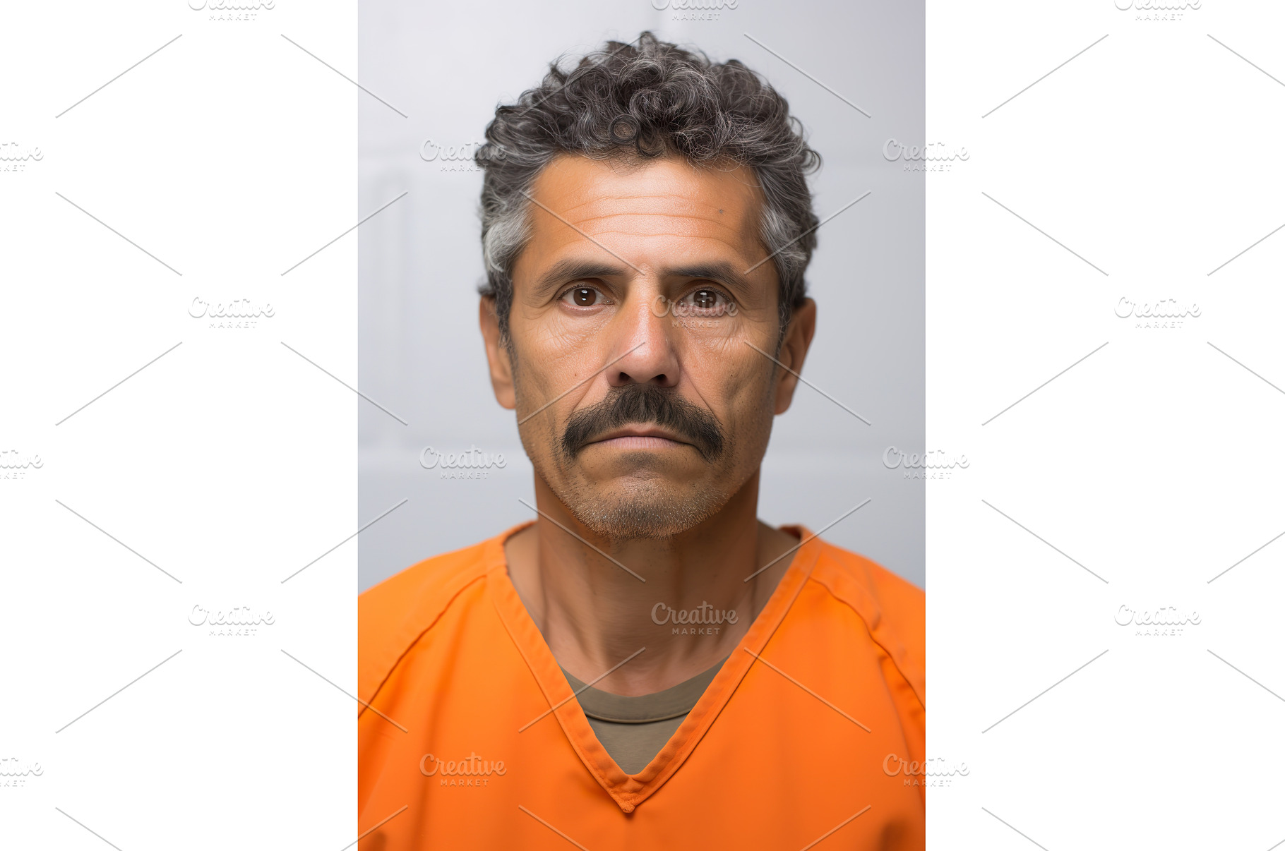 Hispanic mature male in orange, a Person Photo by Lermont51