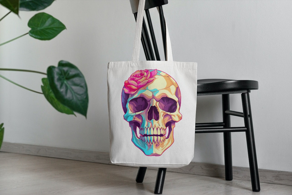Skulls'n'Roses Vector Illustrations, an Object Illustration by TheBlackPixelCo (Photo 7 of 9)