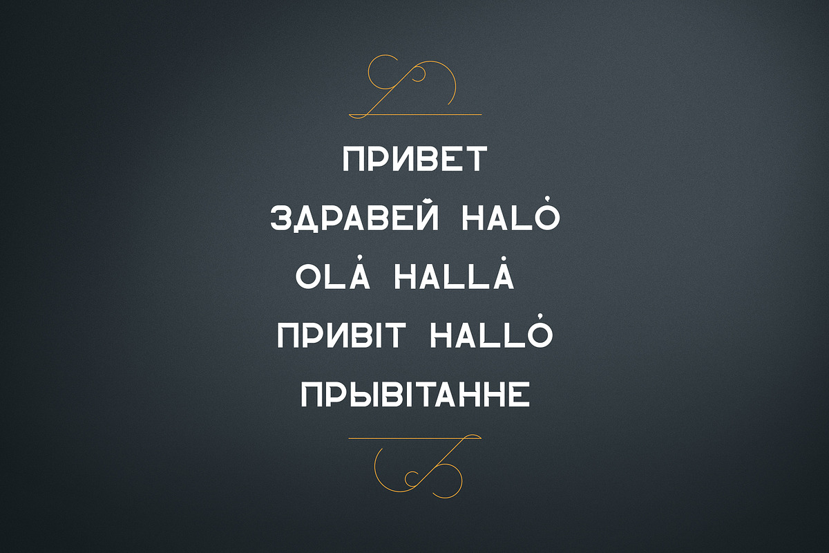 Lotus Eater - sans serif font preview 2