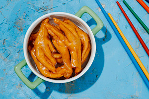 casserole with some asian boneless chicken feet, a Photo by Nito