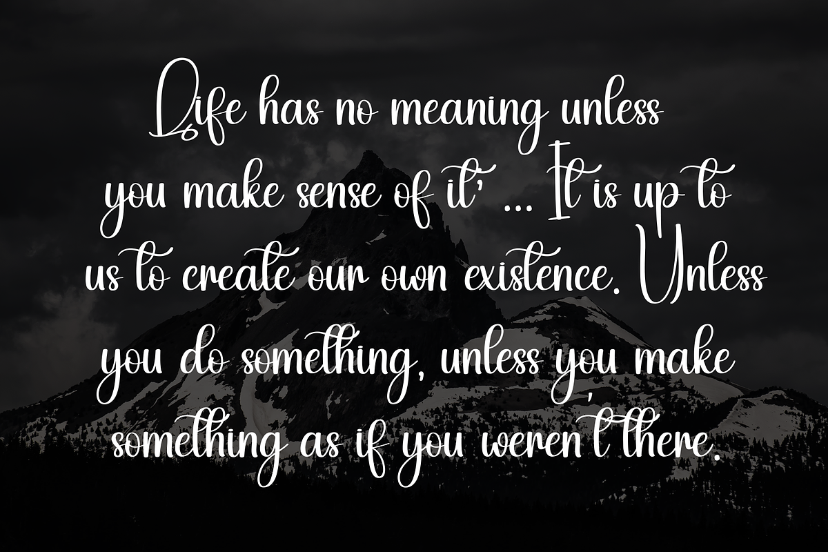 darkflow | Script Font, a Handwritten Font by Scratchones (Photo 6 of 9)