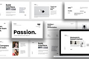 Passion - Minimal powerpoint, a Presentation Template by Dirtytemp Studio (Thumbnail 1 of 11)