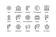 Business Management icons set, an Icon by Vector Squad (Thumbnail 3 of 5)