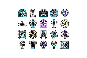 Electric fans and cooling appliances, an Object Graphic by pikepicture