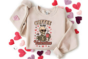 Coffee Is My Valentine Skeleton PNG, an Illustration by DreamPrint404 (Thumbnail 5 of 8)