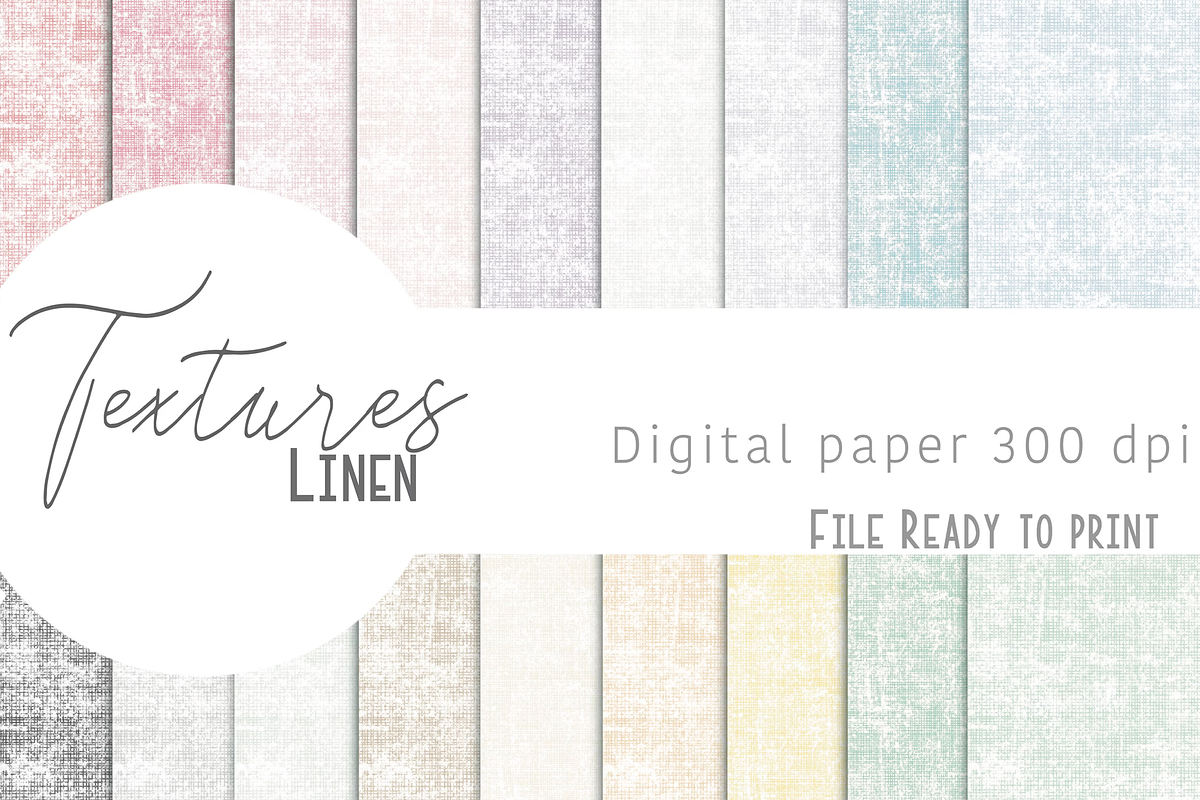 Textures: Linen - Digital Paper, an Illustration by Lolytop Studio (Photo 1 of 2)