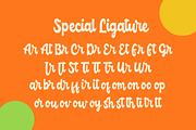 Childish - funny script font, a Font by alphArtype (Thumbnail 12 of 17)