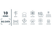 Big Data Line Icon Set, an Object Graphic by Aimagenarium@gmail.com (Thumbnail 3 of 3)